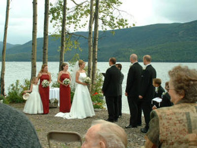 Beachfront photo spot at Birch Bay Resort on Francois Lake, BC