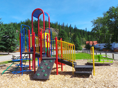 Adventure Playground at Birch Bay Resort on Francois Lake, BC